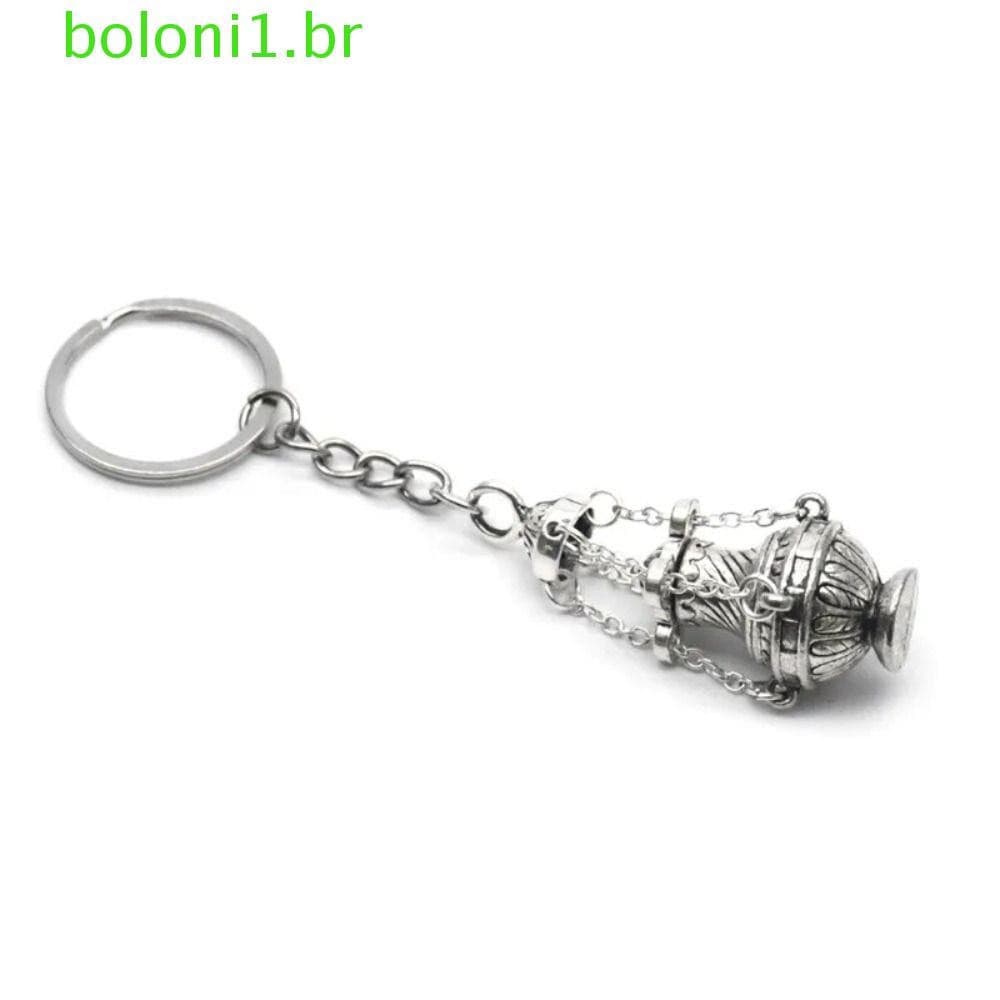 BOLONI Pingente De Chaveiro De Carro , Religioso De Liga DIY , Incenso Cristão De Design Exclusivo De Prata