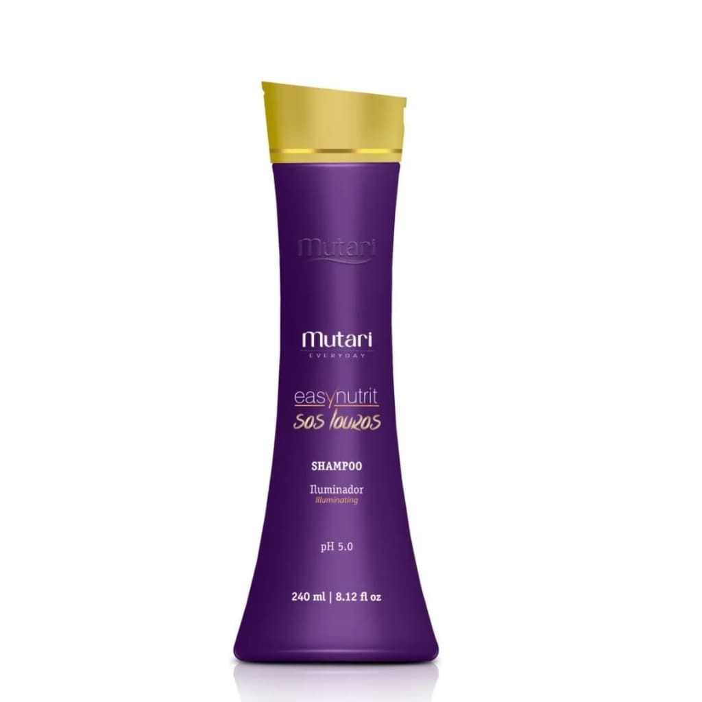 SHAMPOO ILUMINADOR EVERYDAY SOS LOUROS MUTARI 240ML