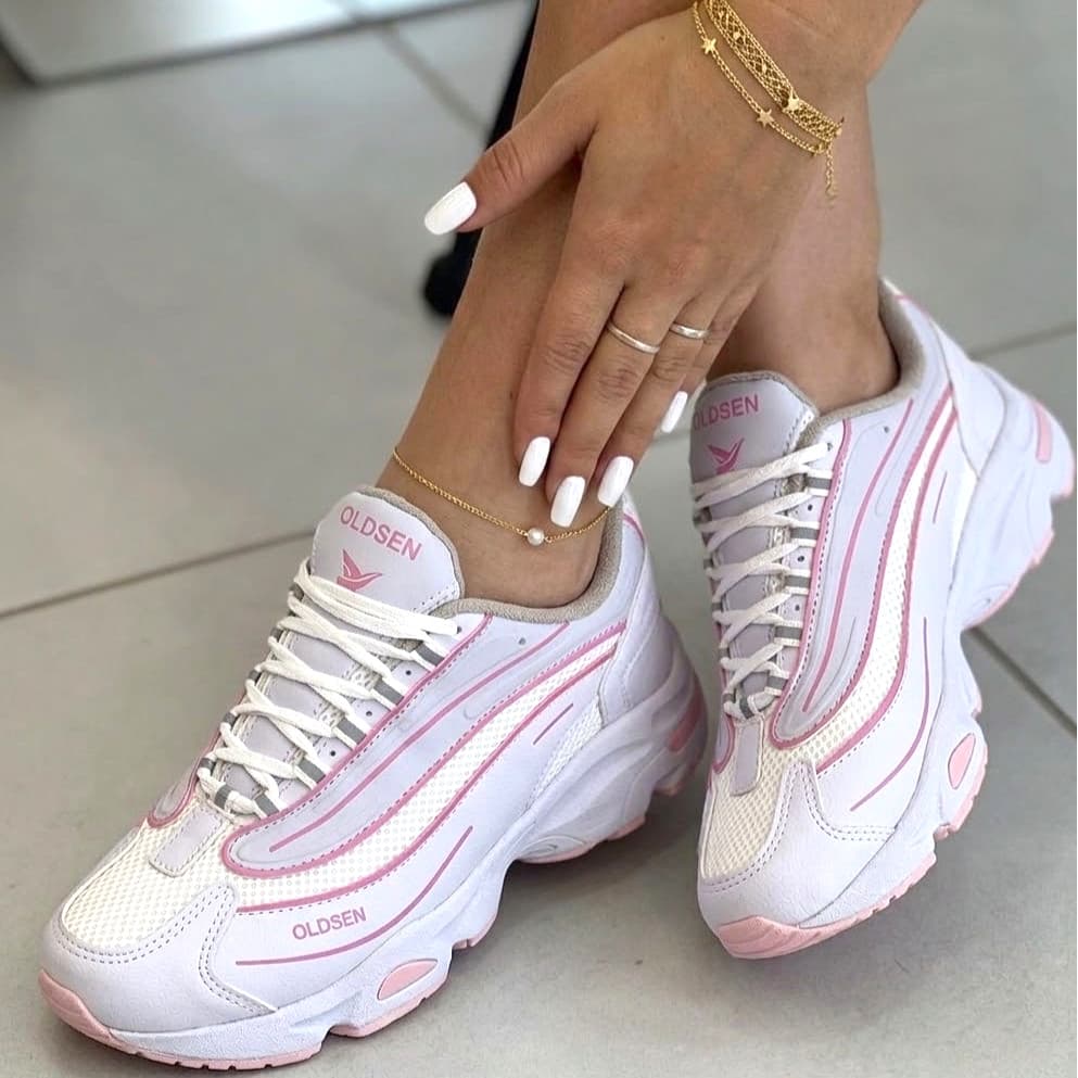 Tenis Feminino Confortavel Street Estilo Lançamento Academia Treino Esportes Dia A Dia