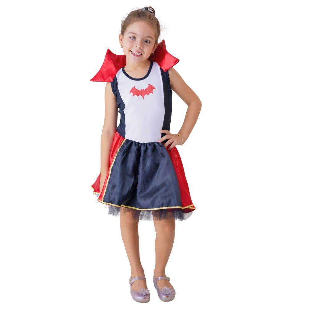 Fantasia Morcega Luxo Infantil