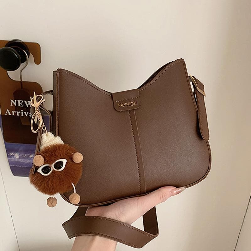 Bolsa feminina 2025 novo estilo bolsa mensageiro nicho High-End All-Match bolsa de ombro Retro pequeno quadrado saco bal
