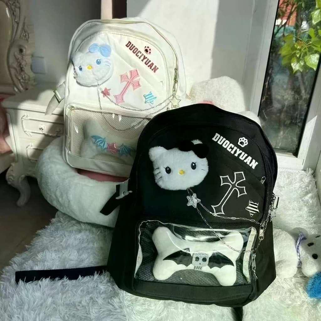 Mochila Bonito Planeta Japonês Ins Estudante Escola Estrela Faculdade Dor Doce