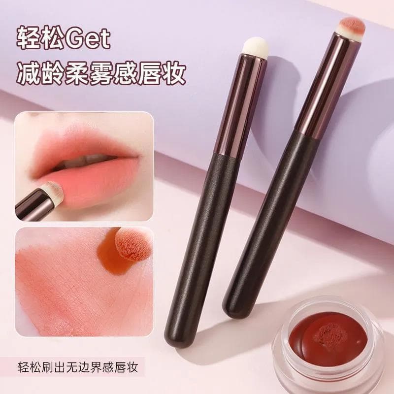 Pincel de batom pincel labial portátil pincel de batom corretivo pincel de maquiagem profissional pincel de lábios pince