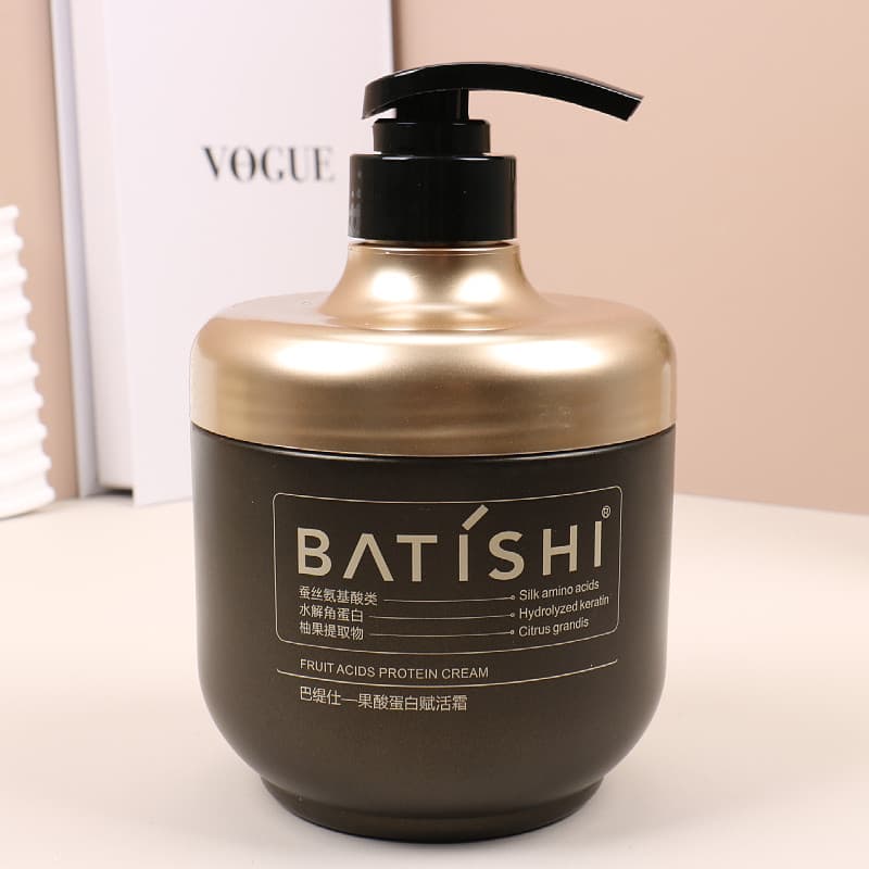 Batis fruta ácido proteína revitalizante creme máscara de cabelo nutre repara o cabelo condicionador seco crespo macio b