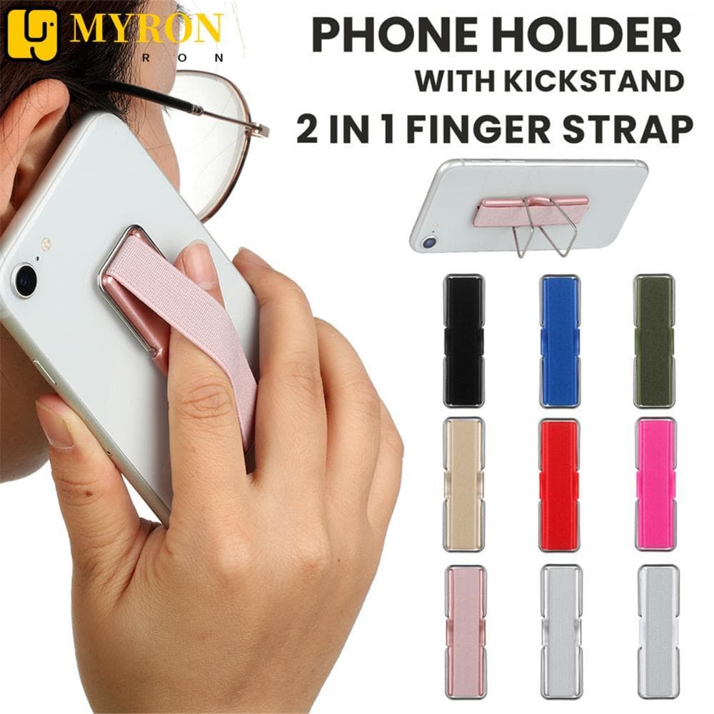 Suporte Para Telefone MYRON1 Punho Elástico Prático Dedo
