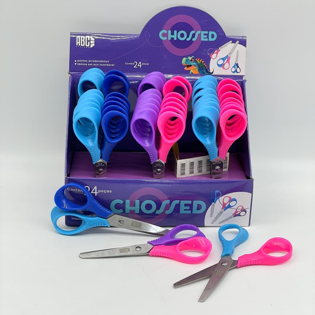 Tesoura Escolar Chossed - ABC