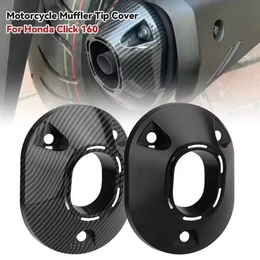 Para HONDA PCX160/PCX125 Motocicleta Acessórios De Fibra Carbono Escape Cauda Capa
