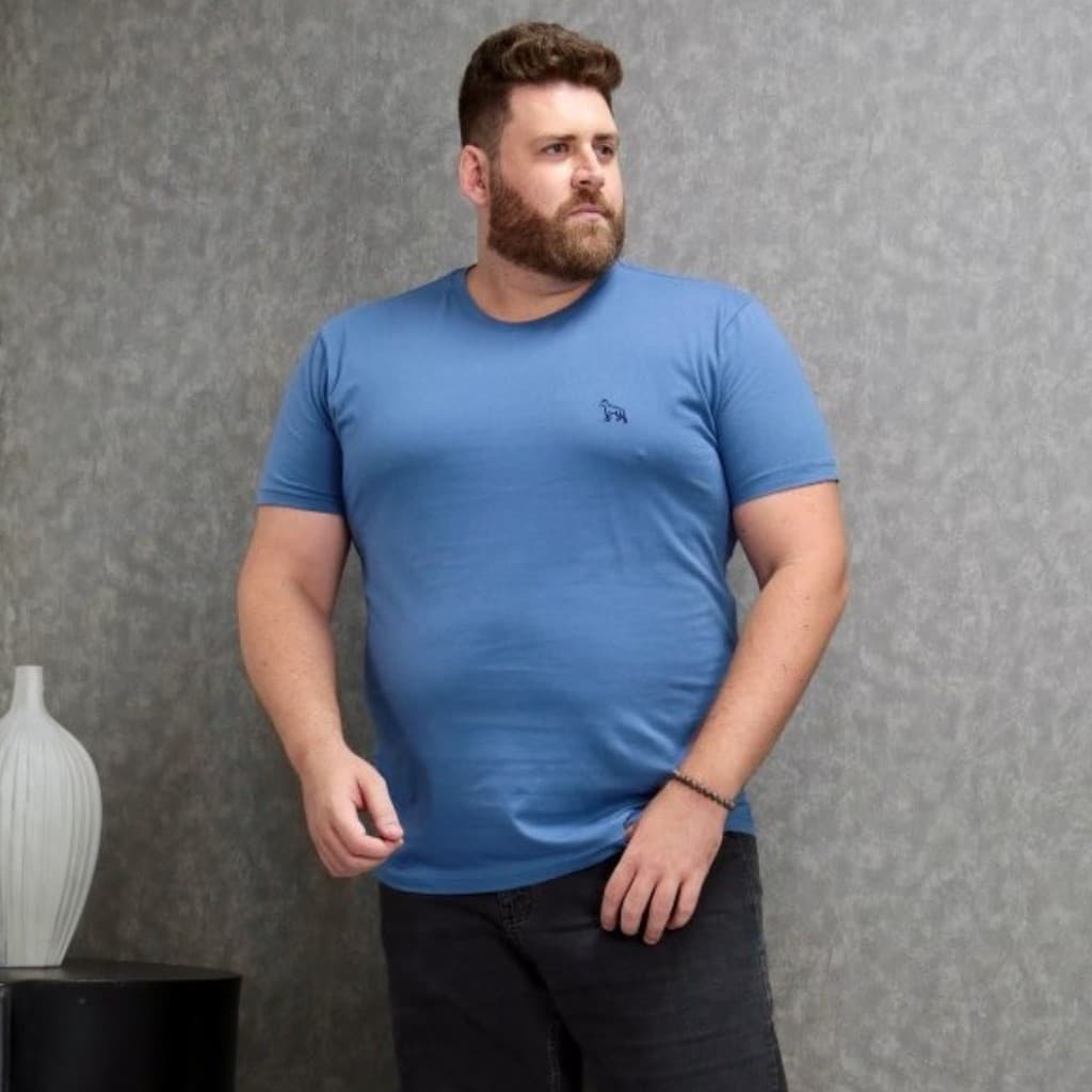 Camiseta Bordada Plus Size Masculina Revanche Medina