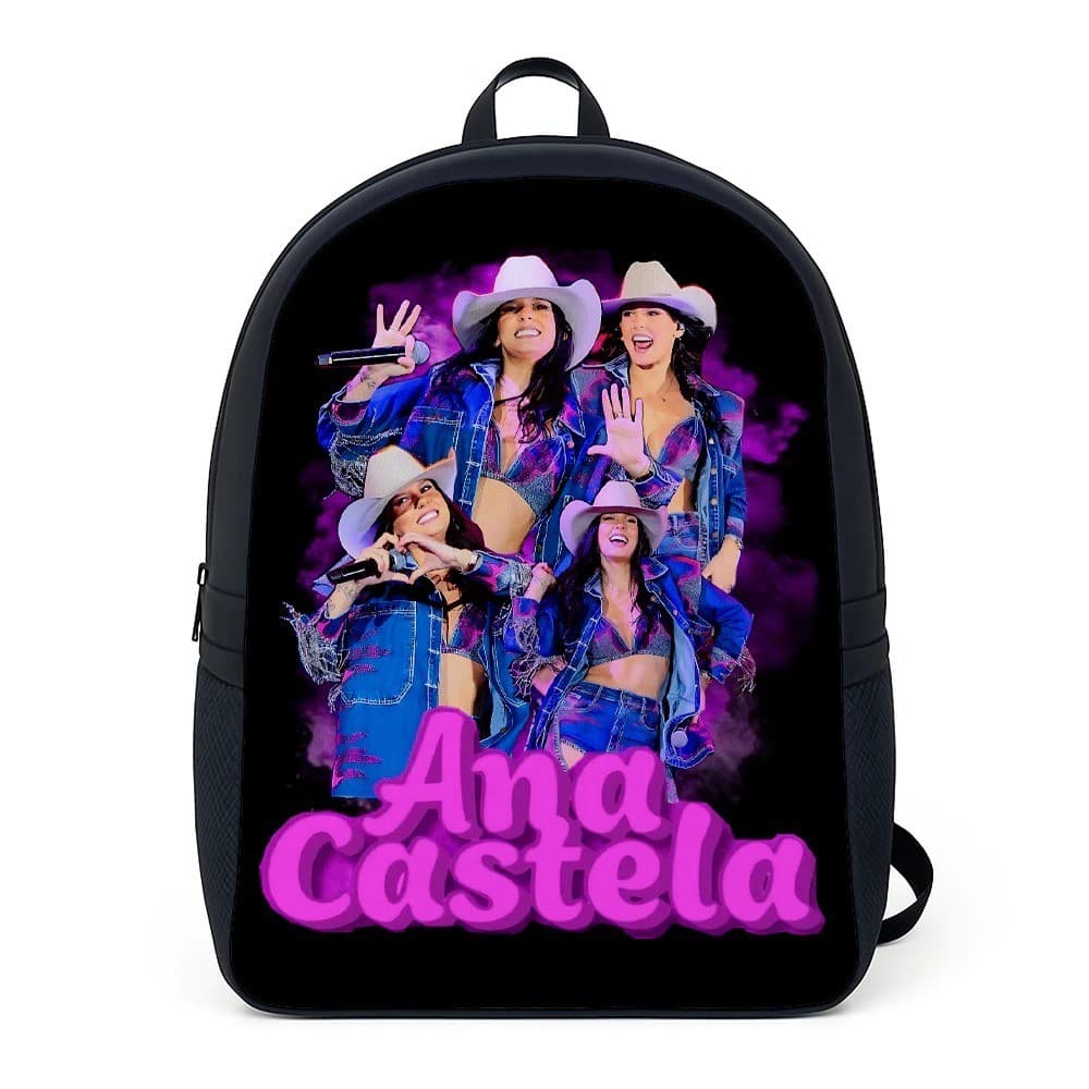 Bolsa Mochila Estampada Boiadeira Bolsa Ideial Para Passeio Escola e Dia Dia .
