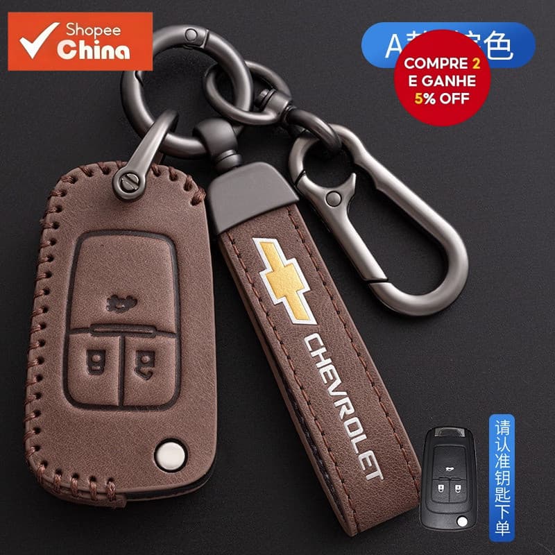 Capa de Chave para Chevrolet Cruze AVEO Trax Vela Malibu Captiva Opel Vauxhall Astra J Corsa Insignia Mokka Impala