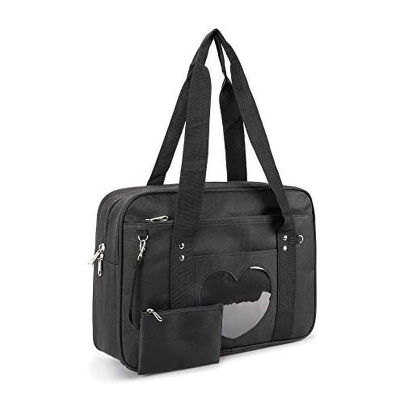 Ita Bolsa Coração Escola Japonesa Kawaii De Ombro Grande Anime