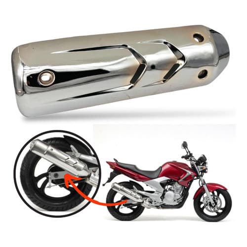 Protetor De Escapamento Escape Yamaha Fazer 250 2005 A 2010