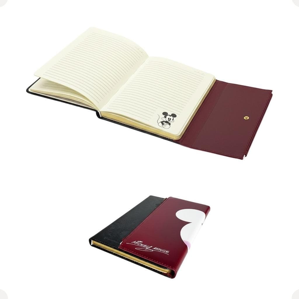 Caderno A5 Mickey Mouse 96fls Com Estojo Disney Original Escolar Anotações Escritório Presente