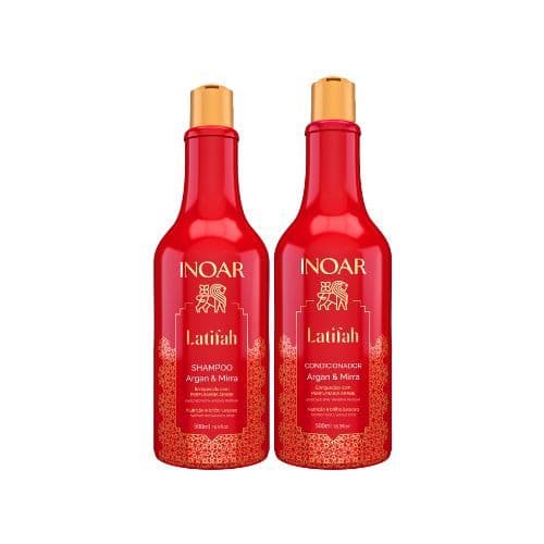 Kit Inoar Latifah Argan e Mirra Shampoo + Condicionador 500ml