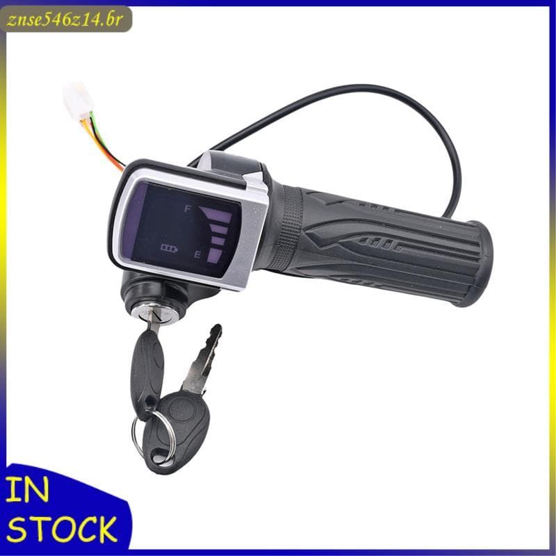 [Bjrw] Indicador De Energia Com Trava De Chave Do Acelerador Para 36V Scooters Elétricos Bicicletas Elétricas E Motocicl
