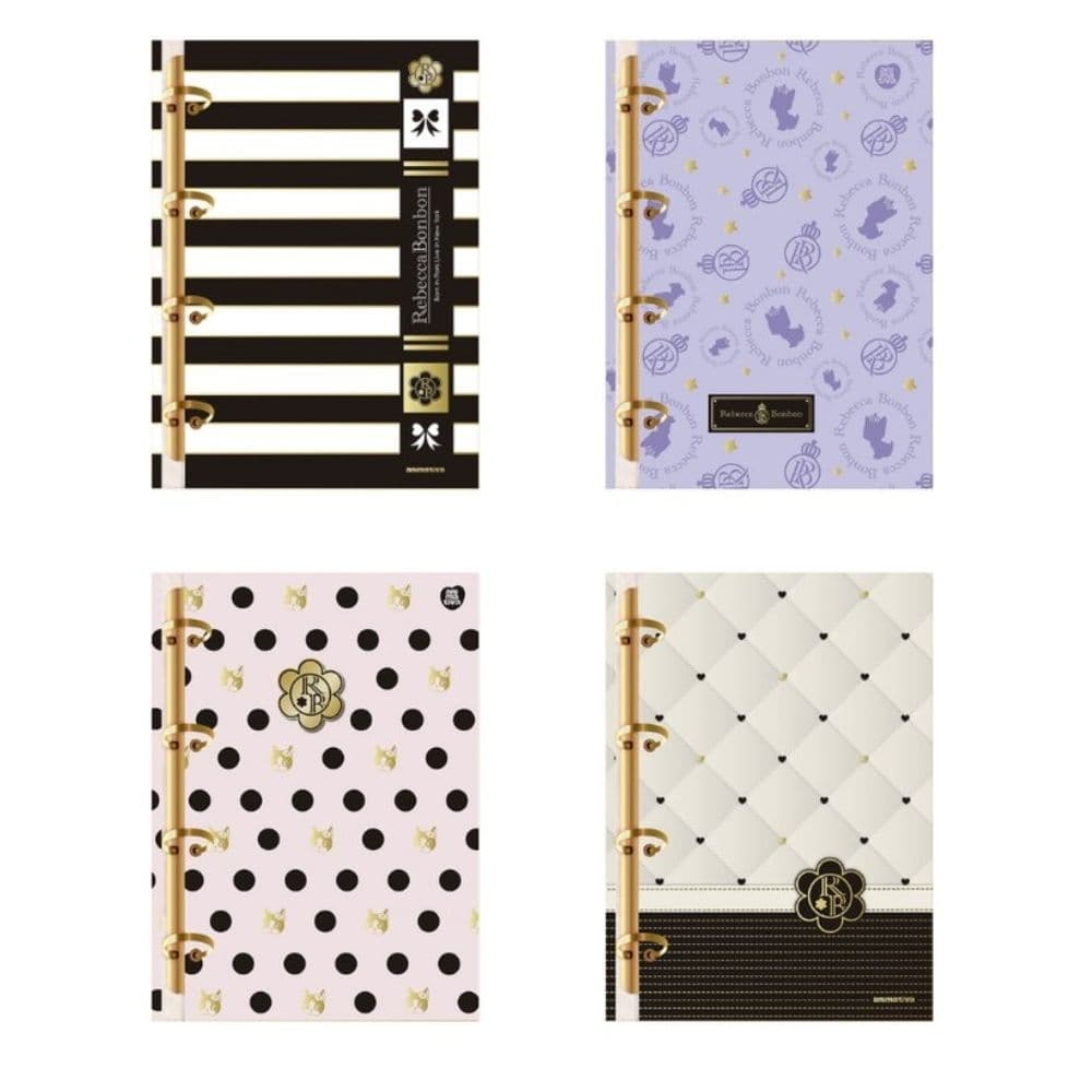 Caderno Argolado 160 Folhas Desing Premium Rebecca Bonbon Universitário Escolar