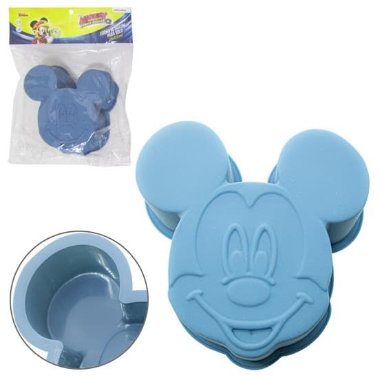 Forma De Silicone Para Bolo Mickey 700ml 15x15,5x6cm