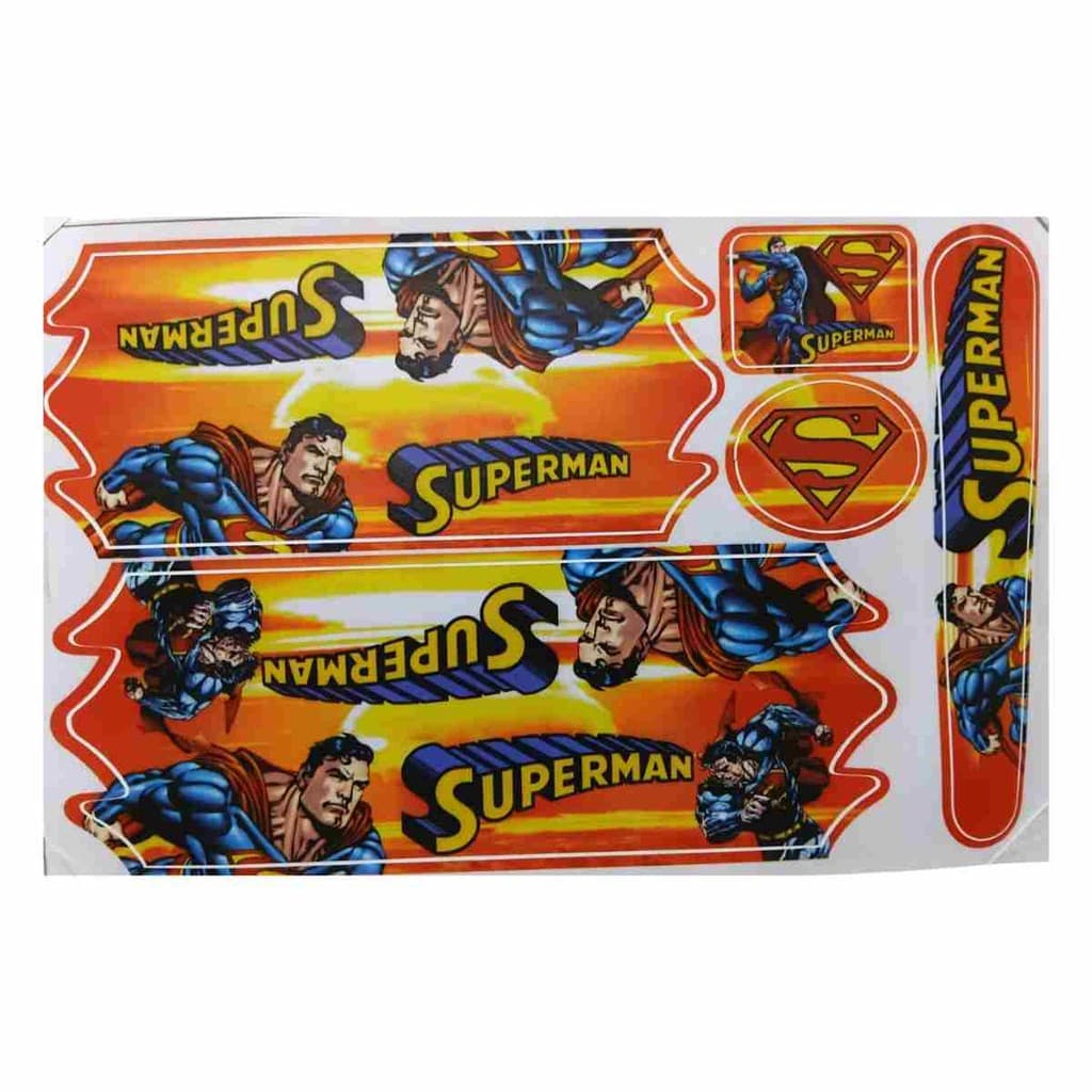 Adesivo De Bicicleta Infantil [Superman]
