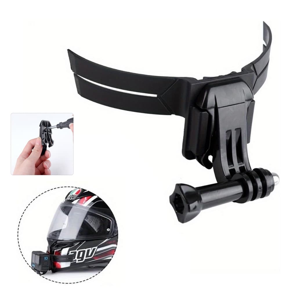Kit De Montagem Para Câmera De Ação No Capacete De Motocicle Insta360 Preto