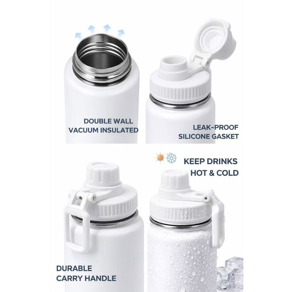 Copo Térmico Premium De Aço Inox 800ml e Protetor de copa com antiderrapante
