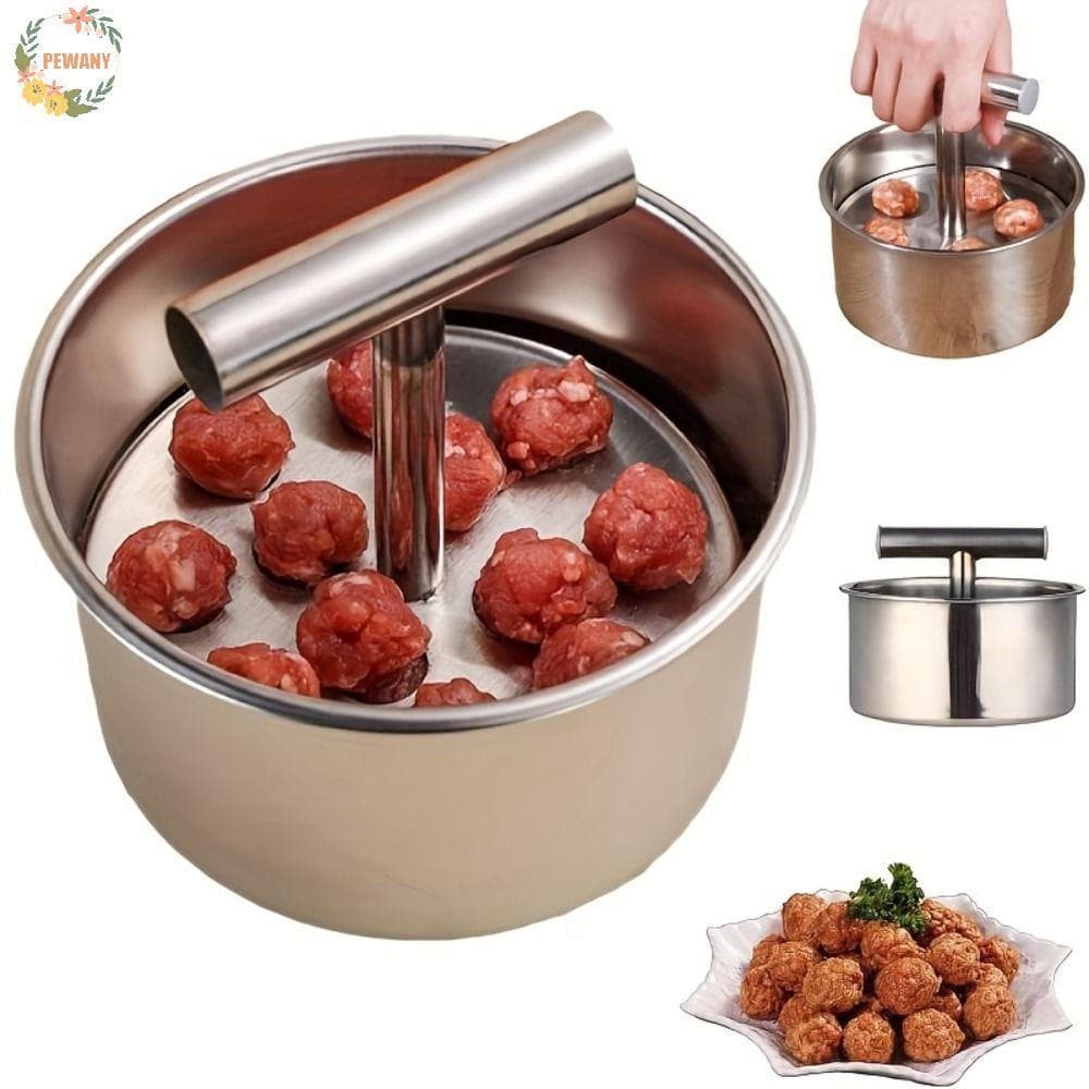 Prensa Manual de Almôndegas Peiweini No. 1, Ferramenta DIY Eficiente, Rápida e Simples, à Prova de Ferrugem