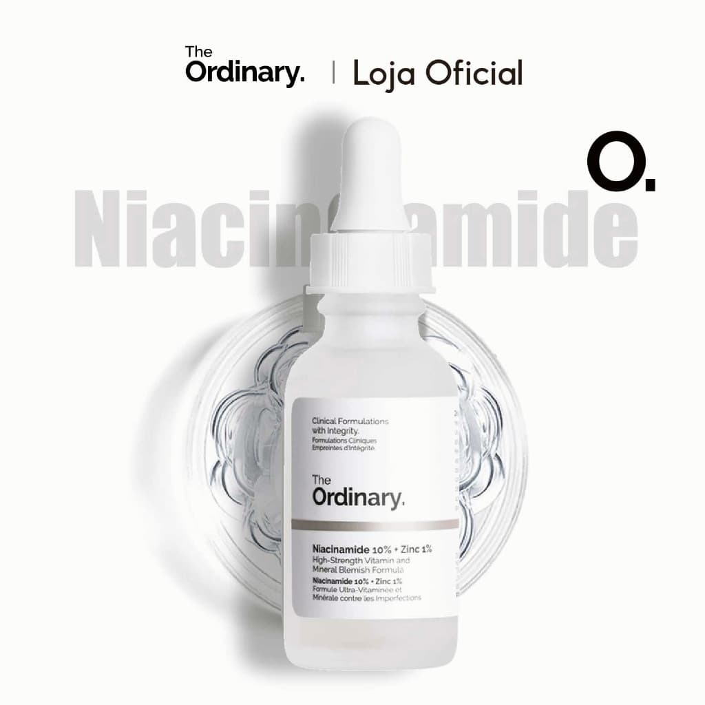 The Ordinary serum Niacinamida 10 % Com Zinco 1 Soro Minimizador De Óleo Para Controle De Poros 30ml