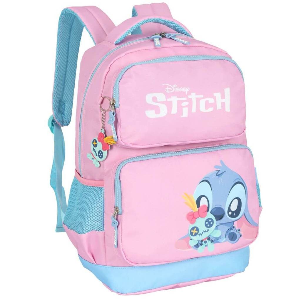 Mochila Infantil Stitch Rosa MS500141SC