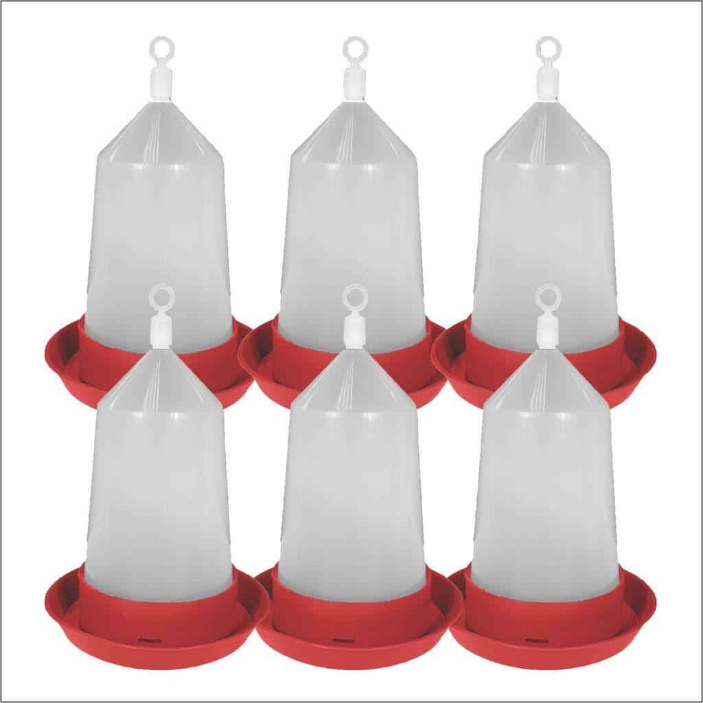 Kit c/ 6 un. Bebedouro Pintinho Frango Granja 750ml