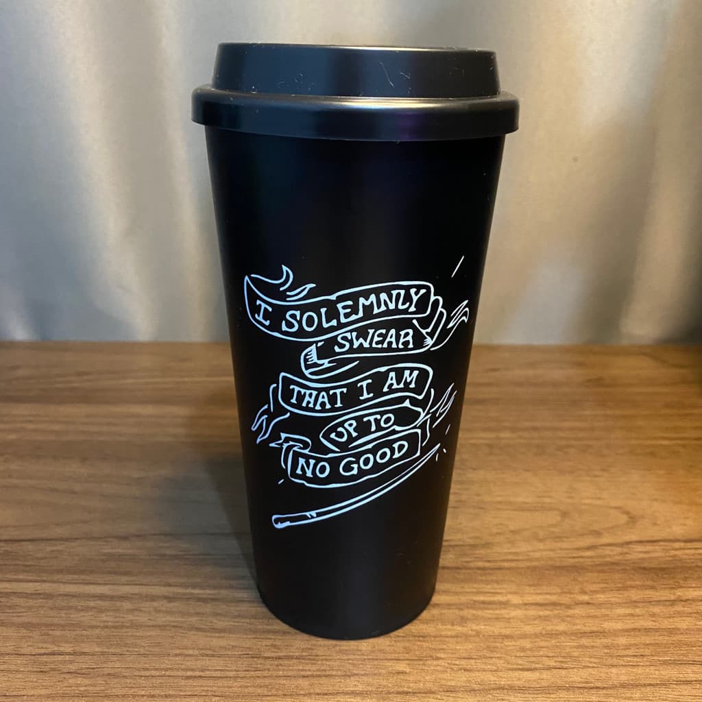 Copo Harry Potter I solemnly - EcoBuck 550ml com Tampa – Livre de BPA