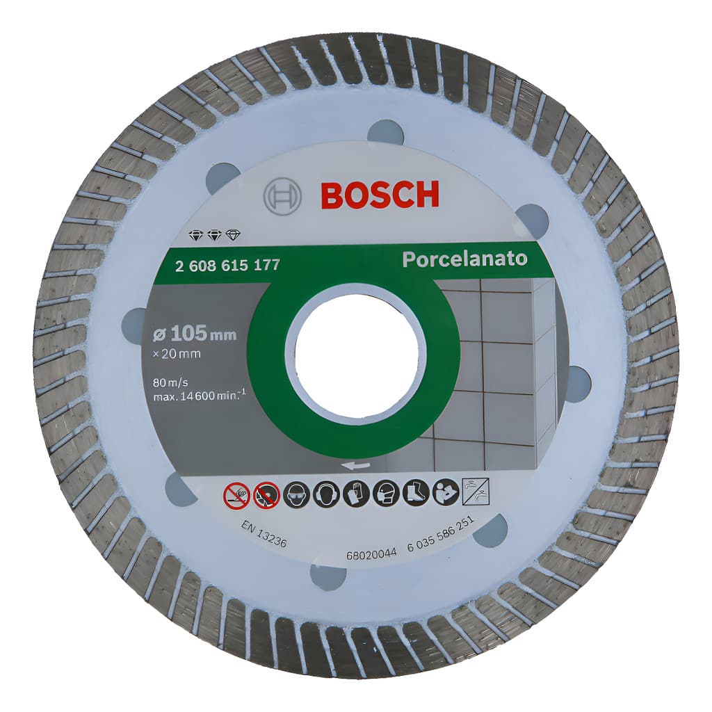 Disco Diamantado Porcelanato Turbo Fino 105mm Expert Bosch C