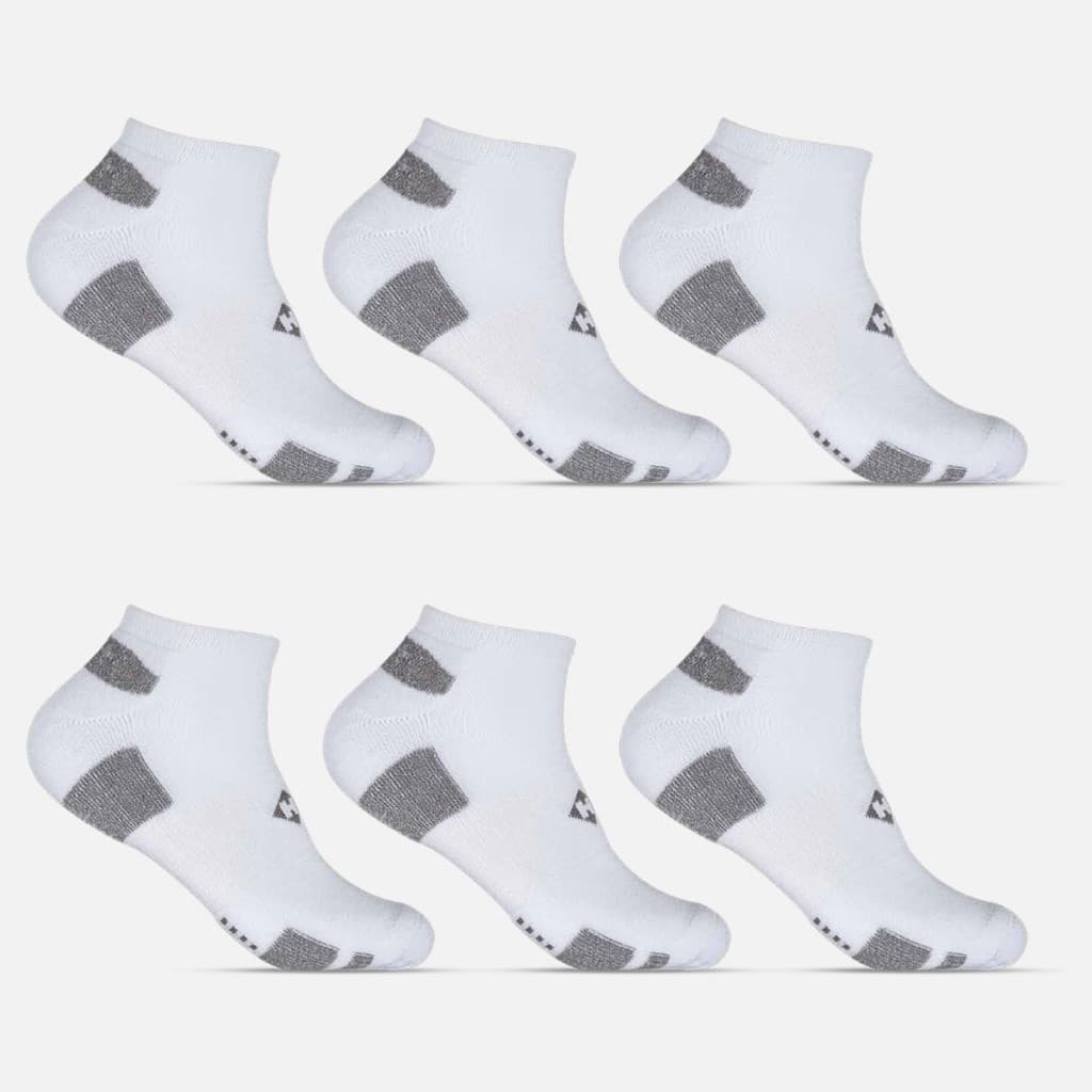 Meias Cano Curto Esporte Kit 6 Pares de Algodão Elastano Calcanhar Verdadeiro Confortáveis Hoahi