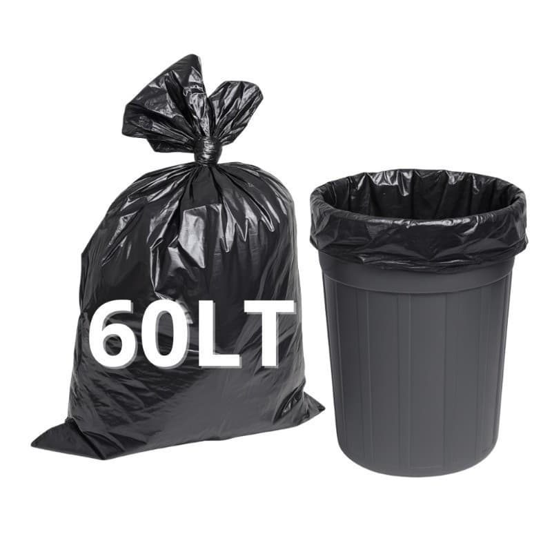 Saco De Lixo Preto 60 Lt Litros 100 Unidades - Comum e resistente - direto da fabrica