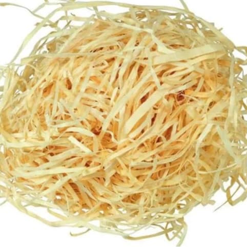 Palha Natural decorativa para Cestas  decoração Pacote de Palha com 80G Presente Cesta Café da Manhã