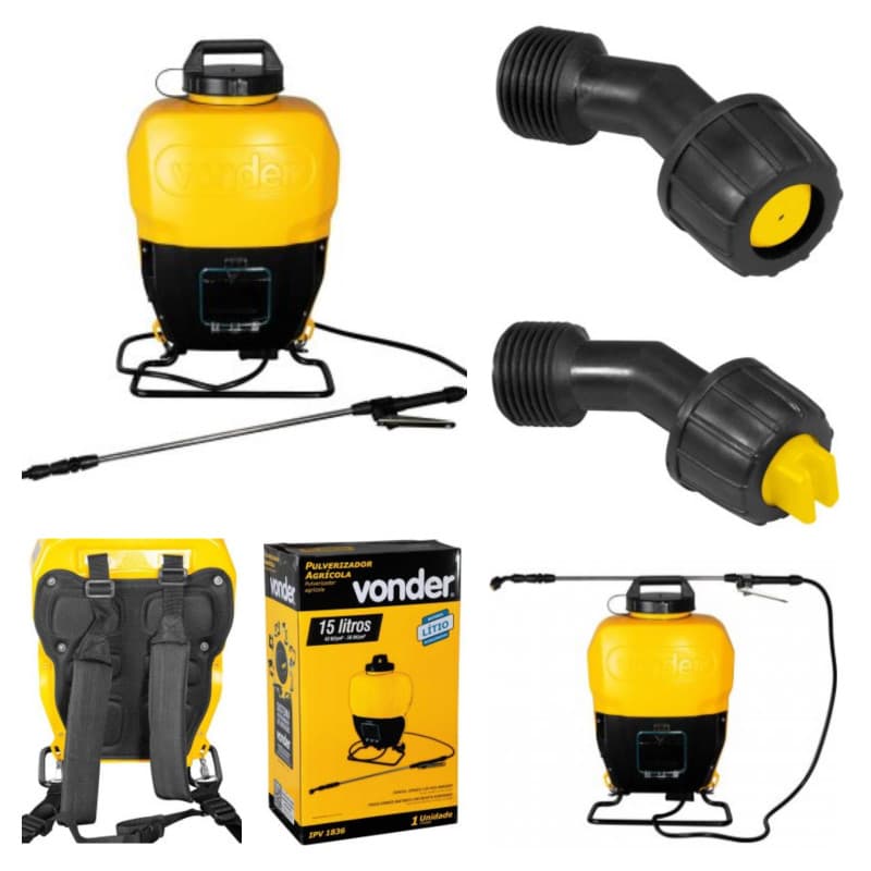 Pulverizador agrícola 15 Litros sem bateria IPV 1836, VONDER