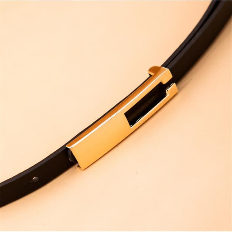 2021 novo estilo simples europeu americano fivela suave 1cm de largura senhoras decorativo pequeno cinto Diagonal corres