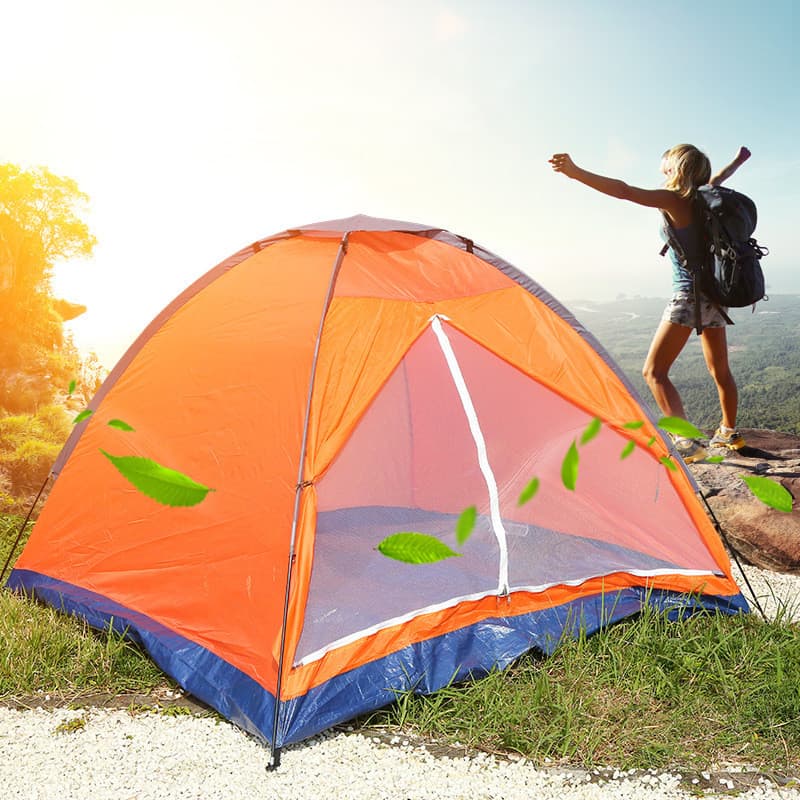 Tenda de acampamento dupla para adultos Amazon, suprimentos para acampamento na praia, barraca portátil para casal de ca