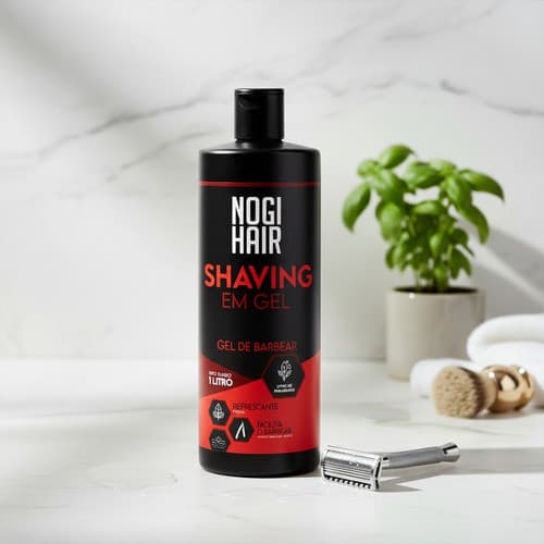 Gel de Barbear 1kg Profissional Shaving Gel Para Barbearia Hidratação navalhado degrade disfarce gola lâmina barbeiro