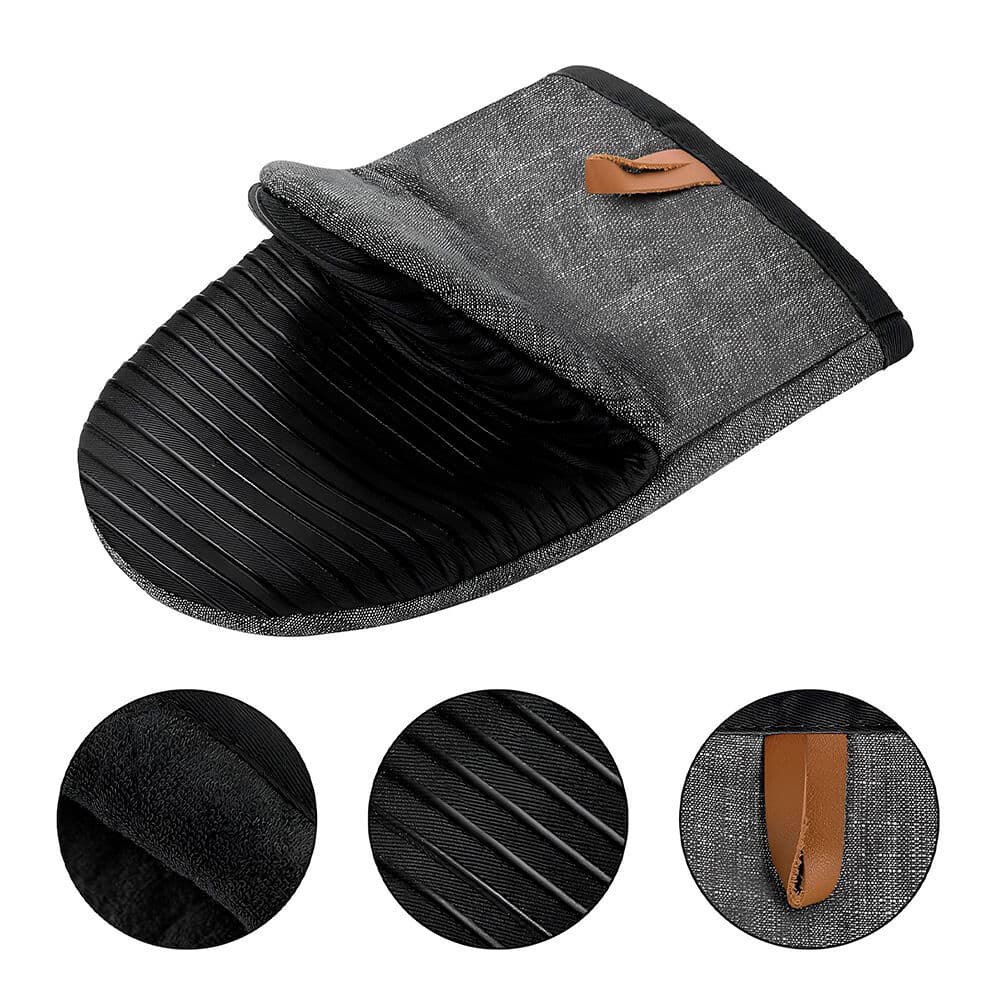 Luva Térmica Antiderrapante Silicone e Algodão - Resistente ao Calor - Forno, AirFryer ou Churrasco