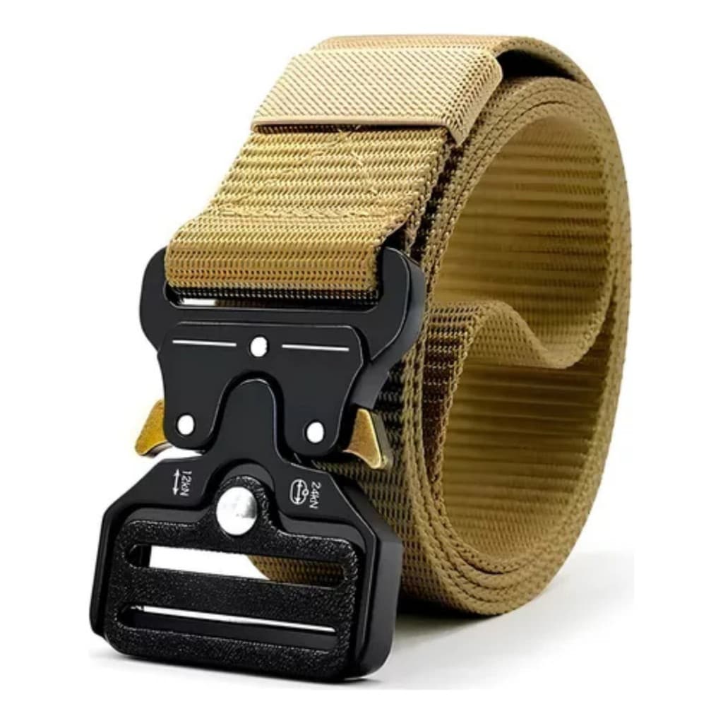 Cinto Tático Masculino Militar Resistente com Fivela de Engate Rápido