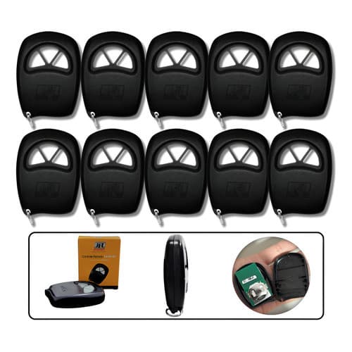 10x Controle Remoto Jfl Tx-4r 3 Teclas 433mhz