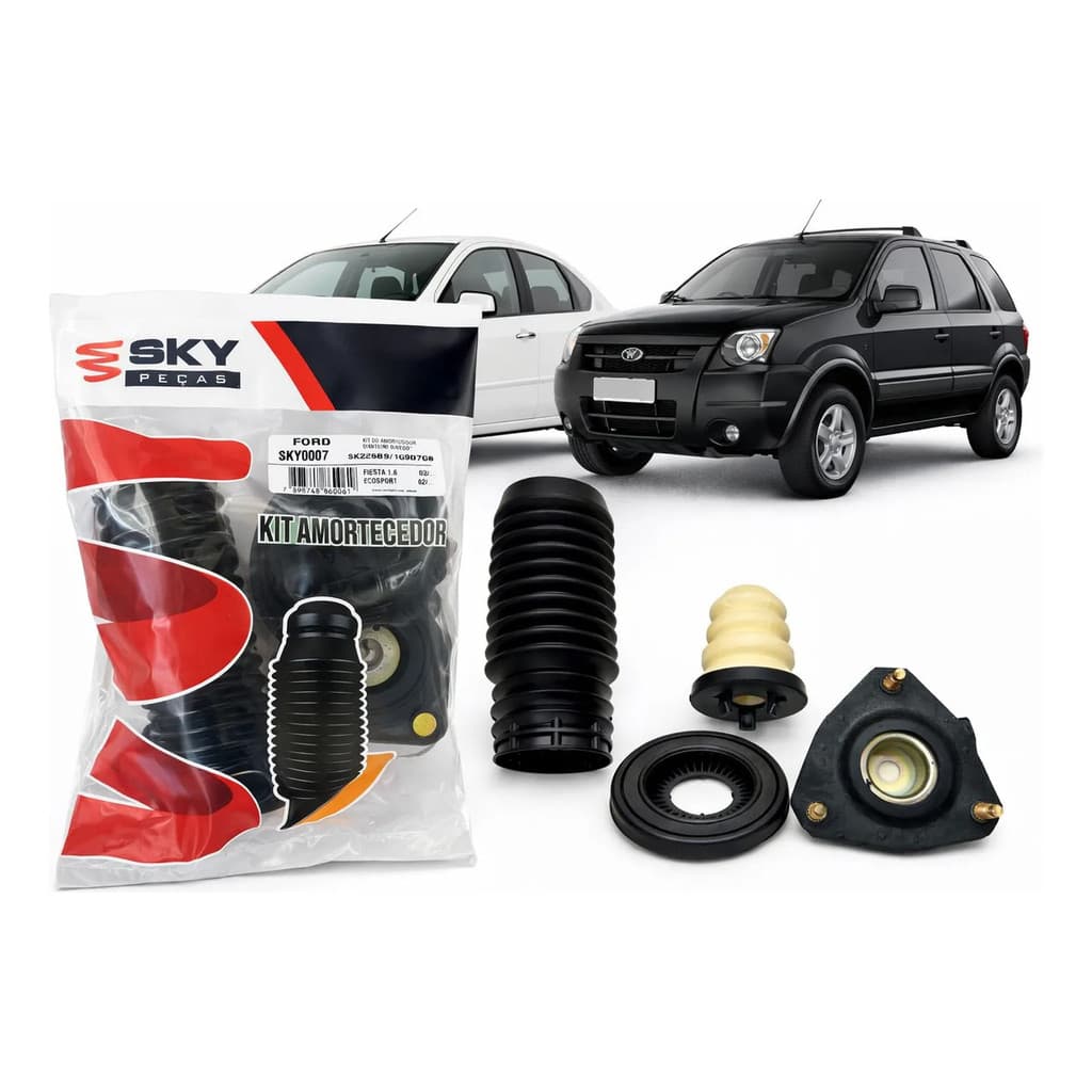 Kit Coxim Batente Coifa Rolamento Fiesta Ecosport 2012 +