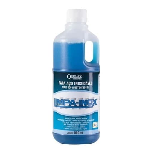 Limpador Aço Inox Desoxidante Limpa Inox Quimatic 500 Ml