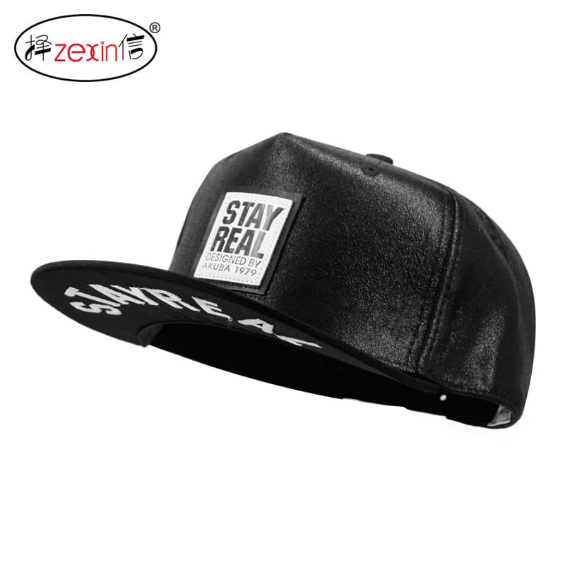 Chapéu masculino feminino outono inverno coreano carta bordado pu fosco boné de beisebol desempenho de palco moda dança