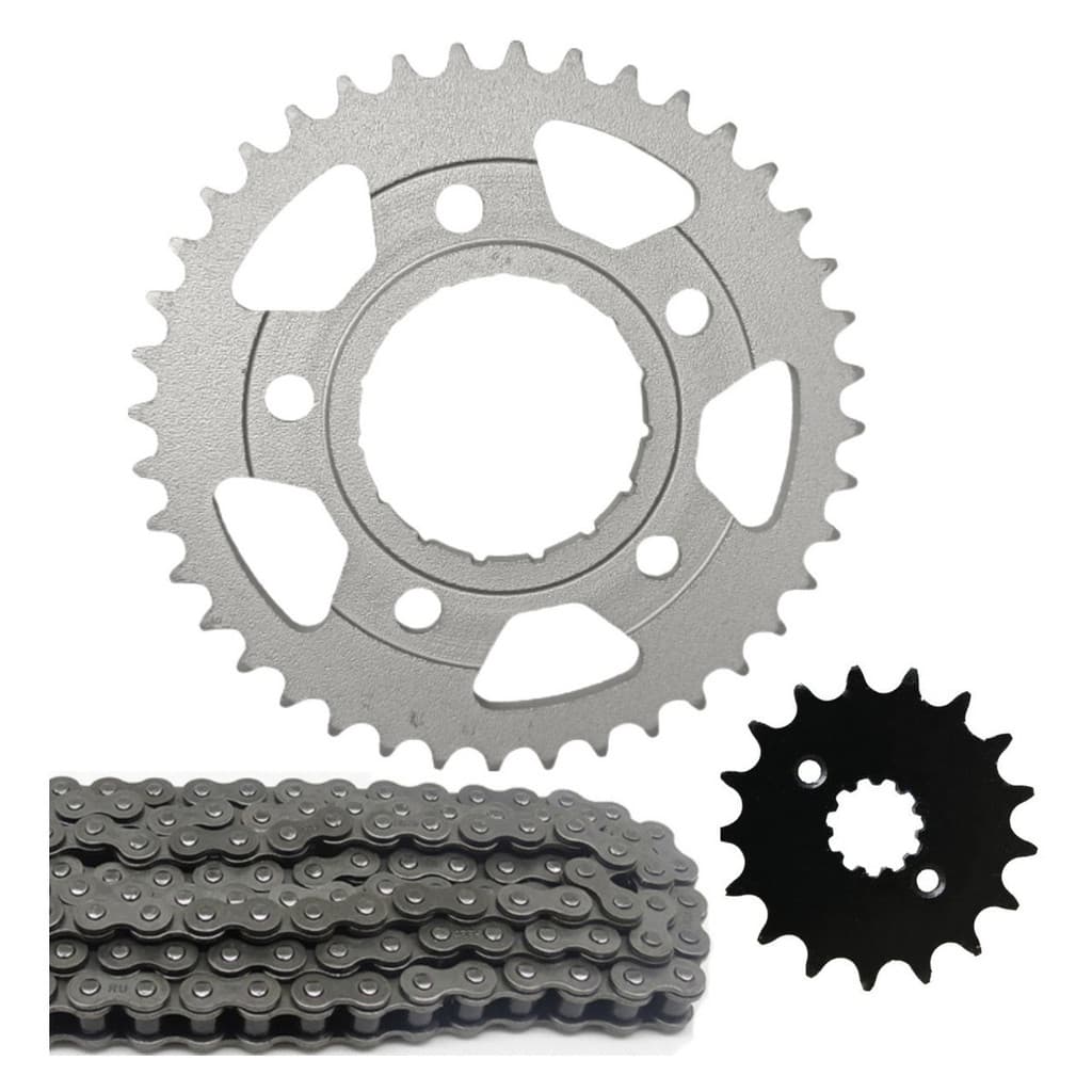 Kit Relação Cbx 250 Twister Coroa 40 Pinhão 17 Corrente Fina