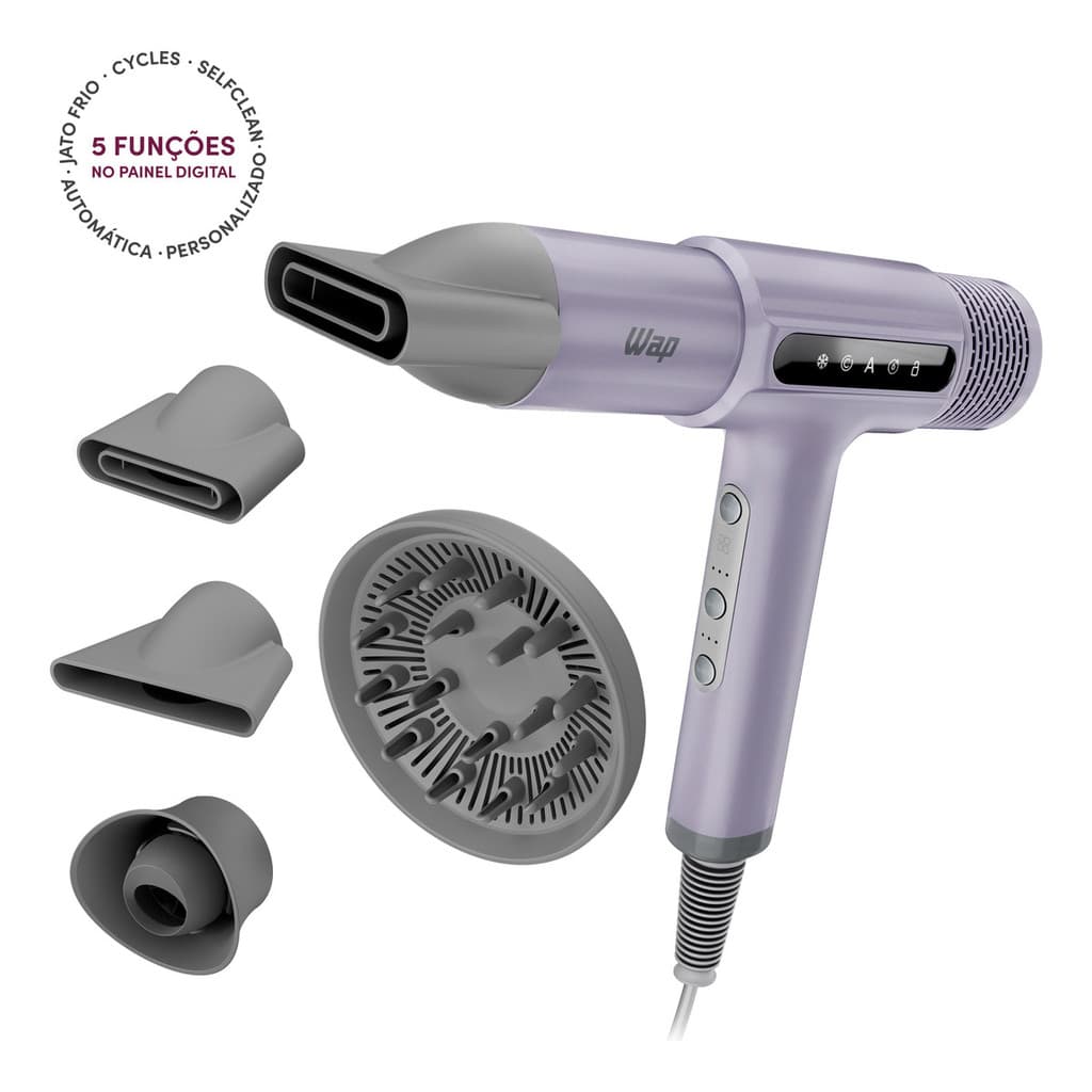 Secador de Cabelo WAP INTENSE DRYER WS1800 1600W BLDC 220