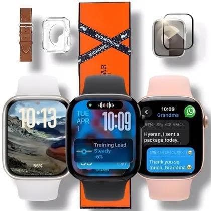 Smartwatch W11 MINI COM DUAS PULSEIRAS,RESPONDE WHATSAPP SERIE 11