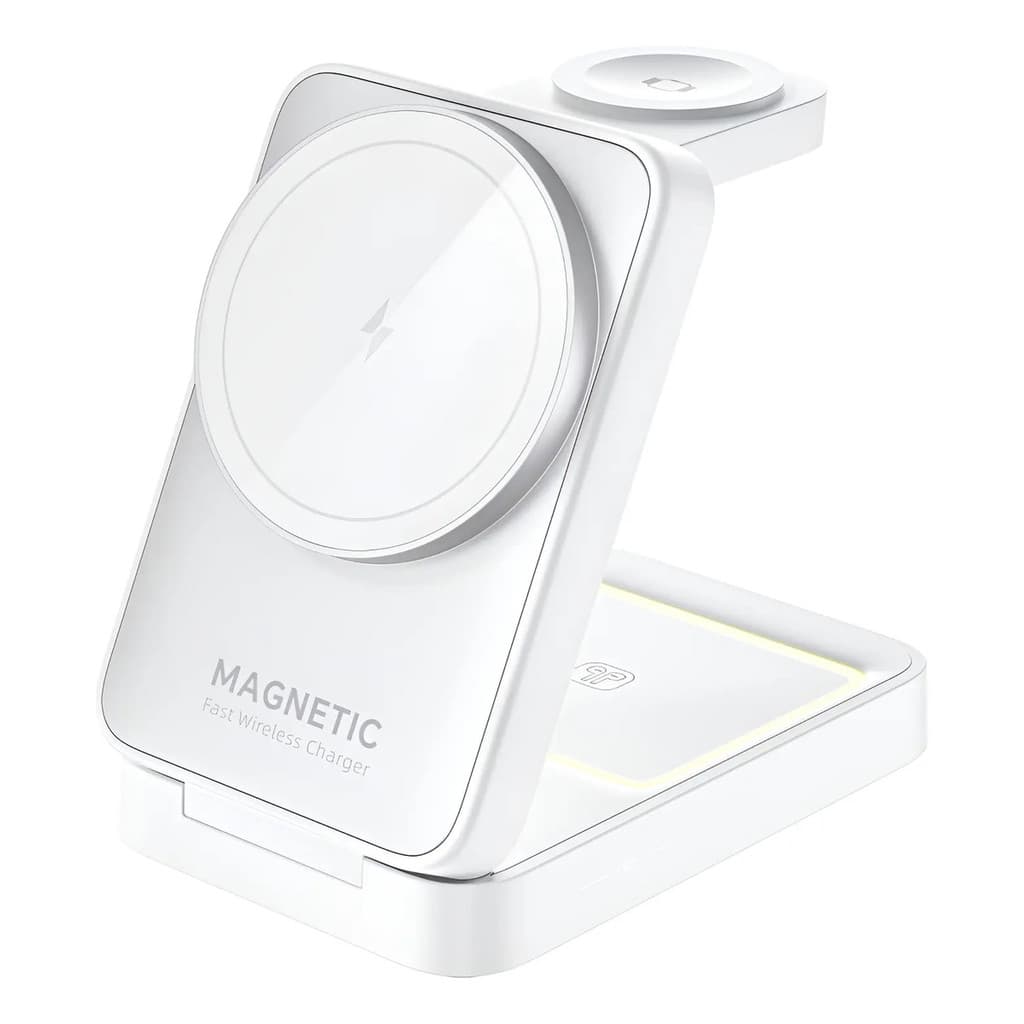 Carregador Porta  Para iPhone /watch /AirPods Inducao 3 Em 1