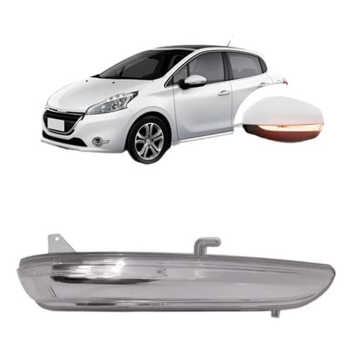 Pisca Seta Retrovisor Para Peugeot 208 Griffe 2012 A 2016