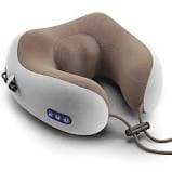 Almofada Vibratória Massageador De Pescoço Elétrico Usb Recarregável
