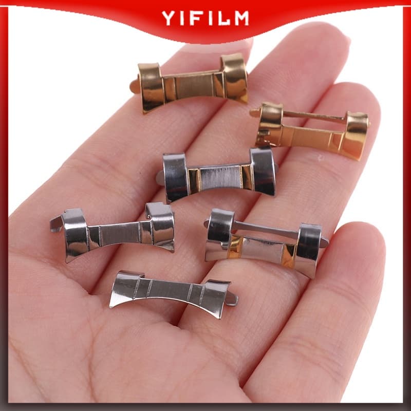 Pulseira De Relógio De Aço Inoxidável , 19MM/20MM/21MM/22MM/23MM/24MM , 2 Peças , Extremidade Curvada , Pulso , Substitu